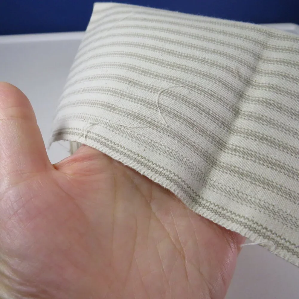 Apron Kit Tan Striped (thick fabric, double sided) with metal D rings Sewing
